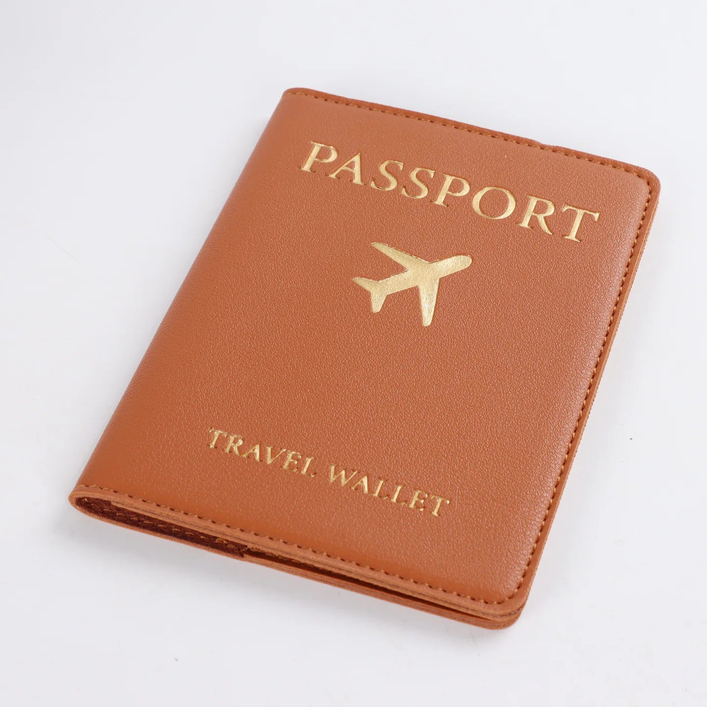 Fashion Leather Passport Holder Travel Wallet for Women Men Simple Wedding Gift Card Cover Hot Sale