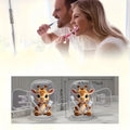 2pcs Adorable Giraffe Portable Toothbrush Head Cove Protector Holder Bathroom Accessory for Home Travel Daily Use Outdoor Trips