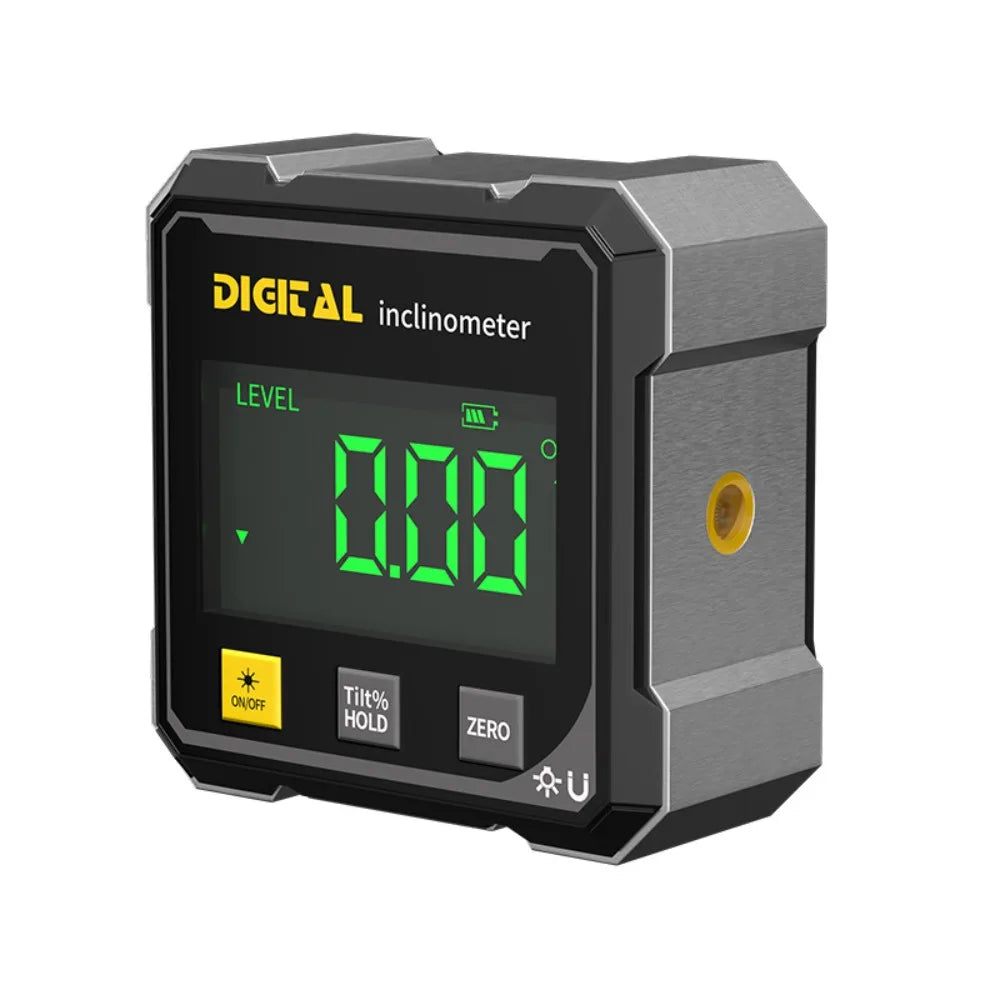Four Sided Display Angle Gauge Magnetic Suction Accurate Angle Gauge 360 Degree Digital Display Tilt Angle Box
