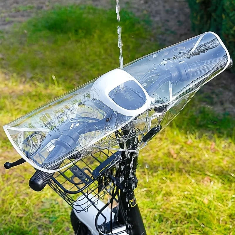 1pc Electric Vehicle Front Rain Cover, Center Console Dashboard Universal Handlebar Cover,  Outdoor Riding Gear Cover
