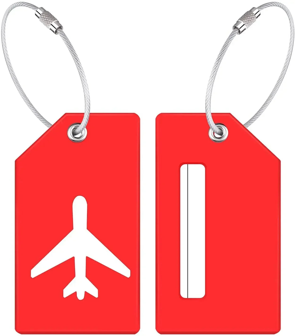 1pcs Silicone Luggage Tags Fashion Solid Color Luggage Tag Baggage Name Tags Suitcase Address Label Holder Travel Accessories