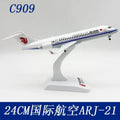 24cm Plane Model C909 Series China Commercial Model Airplanes Alloy Metal Aircraft Adults Fun & Landing Gears Arj21 Comac Plane