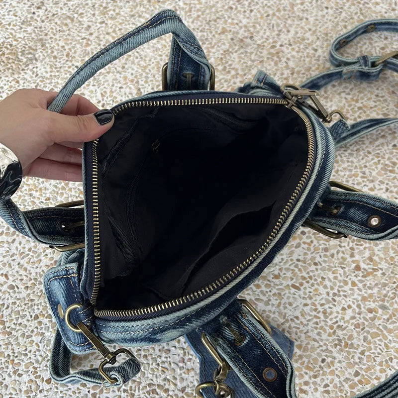 Denim Crossbody Bags for Women Shoulder Bags Hand-held Retro Purse and Handbags Luxury Bags Designers Bag Сумка Женская Bolsa