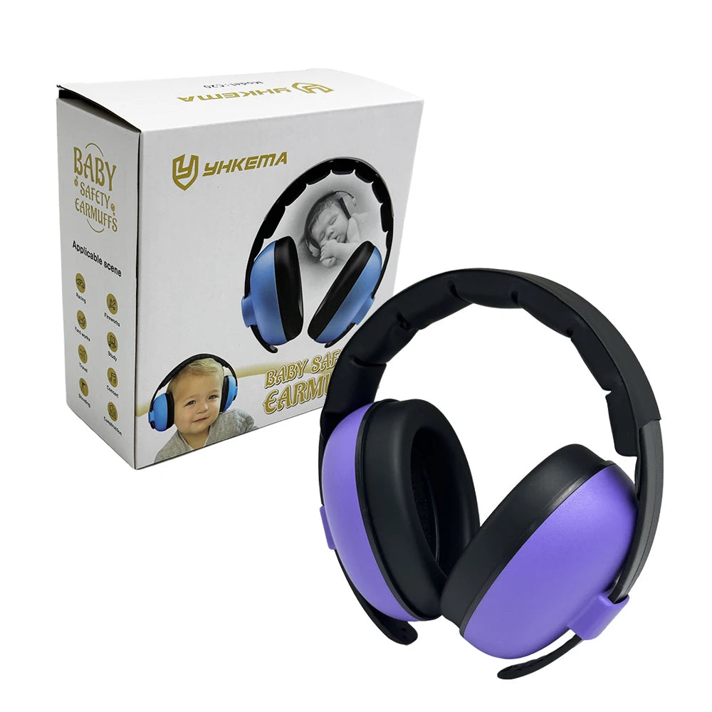 YHKEMA Anti Noise Baby Headphones Hight Quality Kids Ear Protection Earmuffs Reduction Soundproof Headphones Children Protective