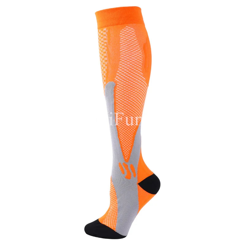 1 Pair Compression Socks Women And Men Stockings Best Medical Nursing Hiking Travel Flight Socks Running Fitness Socks