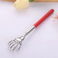 Adjustable Stainless Steel Back Scratcher with Retractable Claw for Portable and Convenient Massage and Tickle Relief