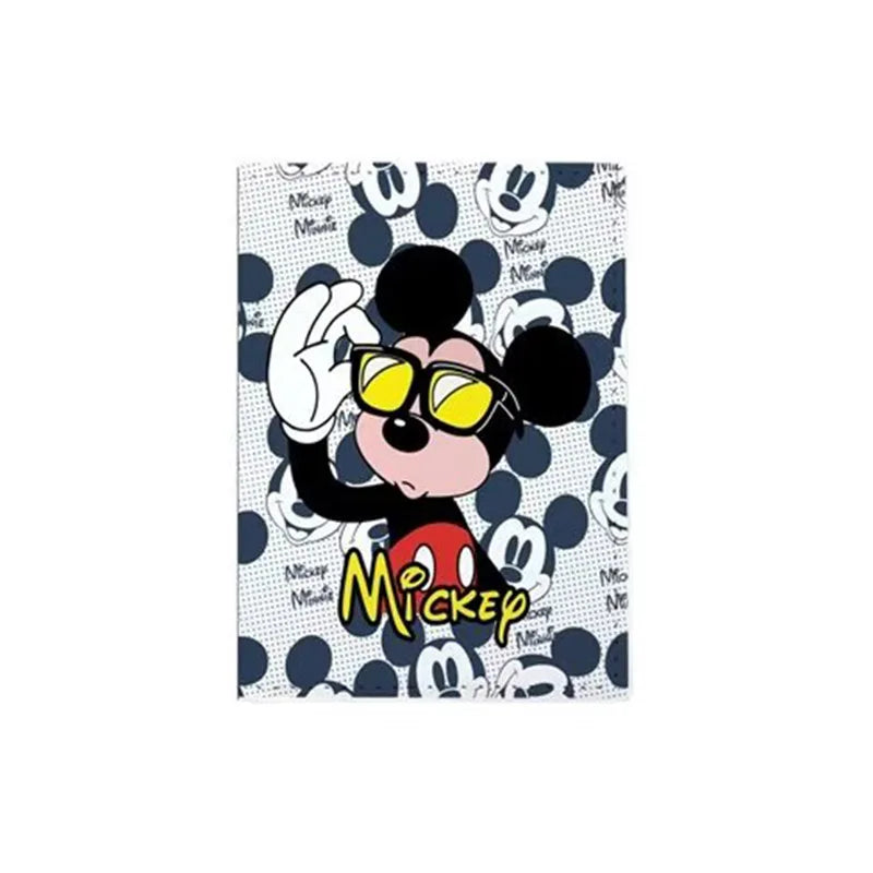 Disney Mickey Minnie Women Girls Travel Accessories Passport Cover Holder PU Leather Unisex ID Bank Card Holders Wedding Gifts