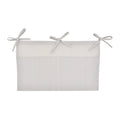Baby Bedside Hanging Storage Bag Linen 2-Pockets Organizer Bags