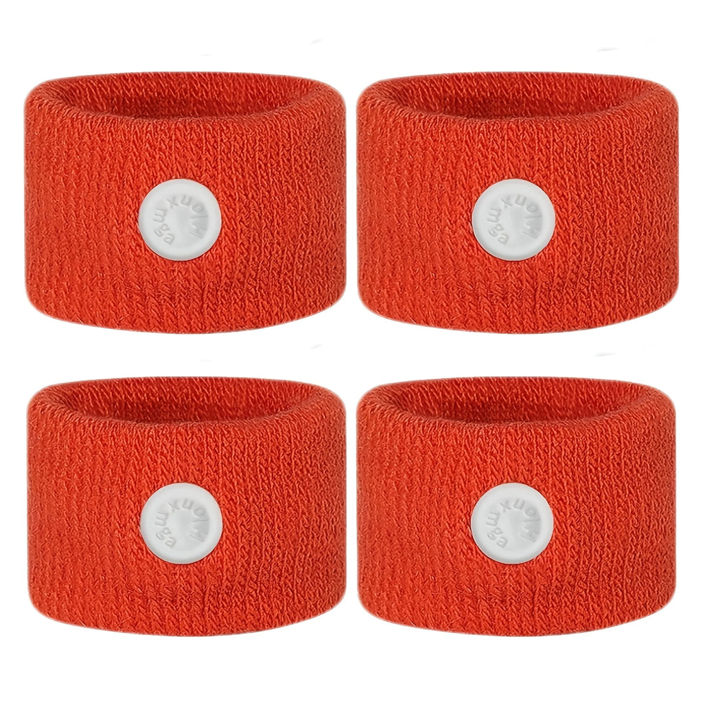 4PCS Anti-Nausea Acupressure Bands for Car, Boat, Flight | Drug-Free , No-Pill Wristbands Perfect Gift for Travel Essentials