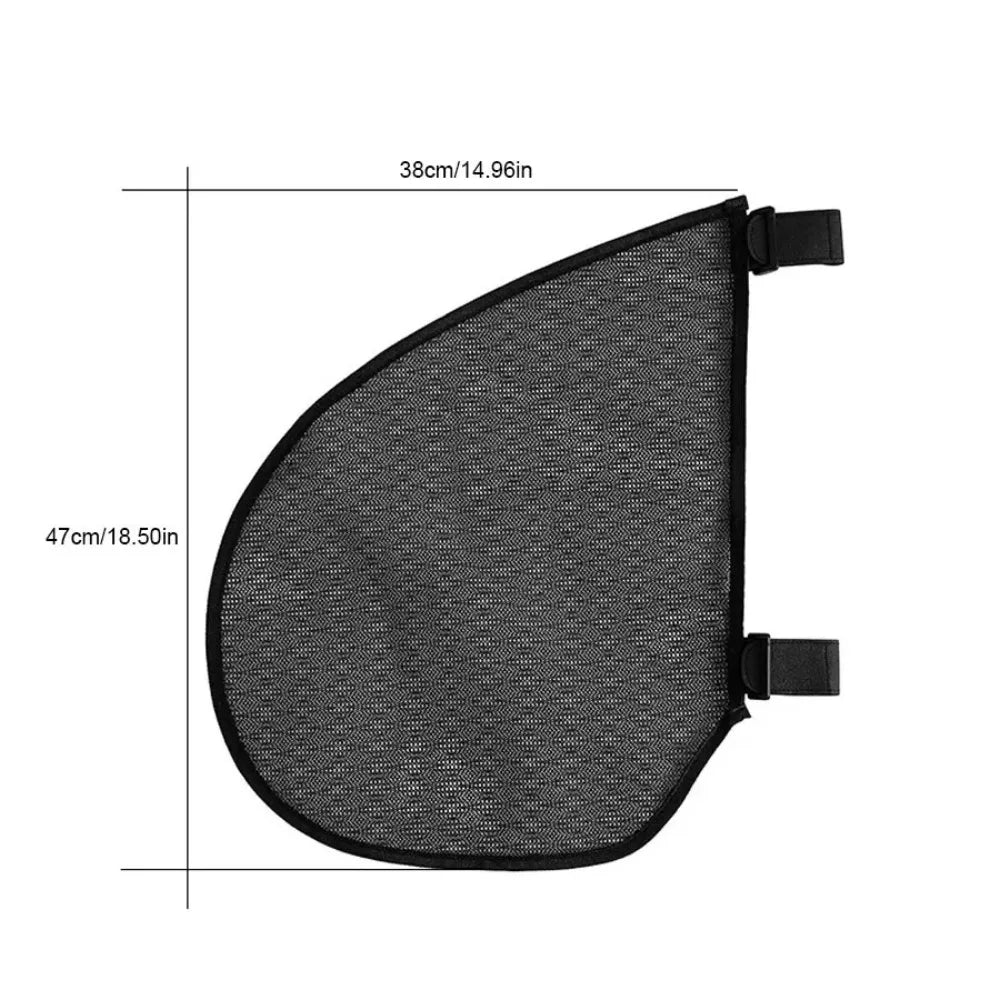 Large Capacity Baby Stroller Side Sling Breathable Mesh Side Mesh Stroller Storage Caddy Universal Baby Stroller Hanging Bag