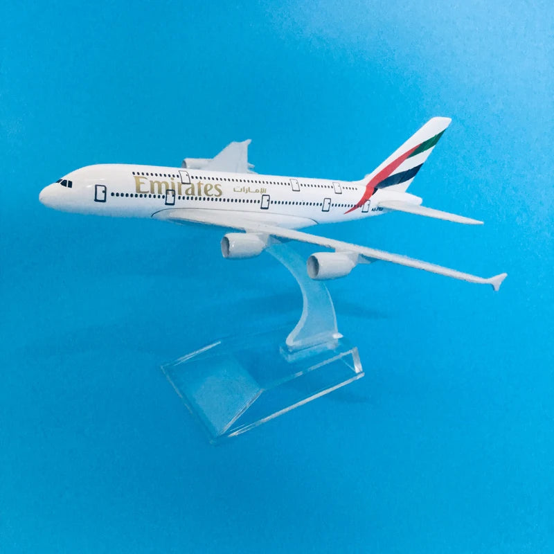 JASON TUTU  Aircraft Model Boeing 747 B787 B777 Planel Airplane Airbus A380 A320 Diecast Metal 1/400 Scale Planes Collect Gifts