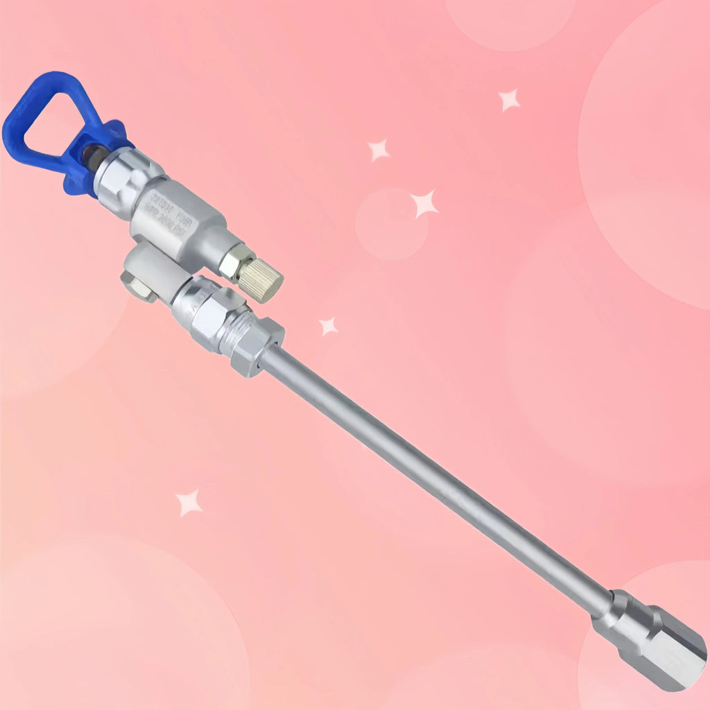 287030 CleanShot Shut-off Valve Airless Clean Shot Anti-Spitting Swivel Adaptor For 7/8 Inch Paint Spray Gun 6" Extensio