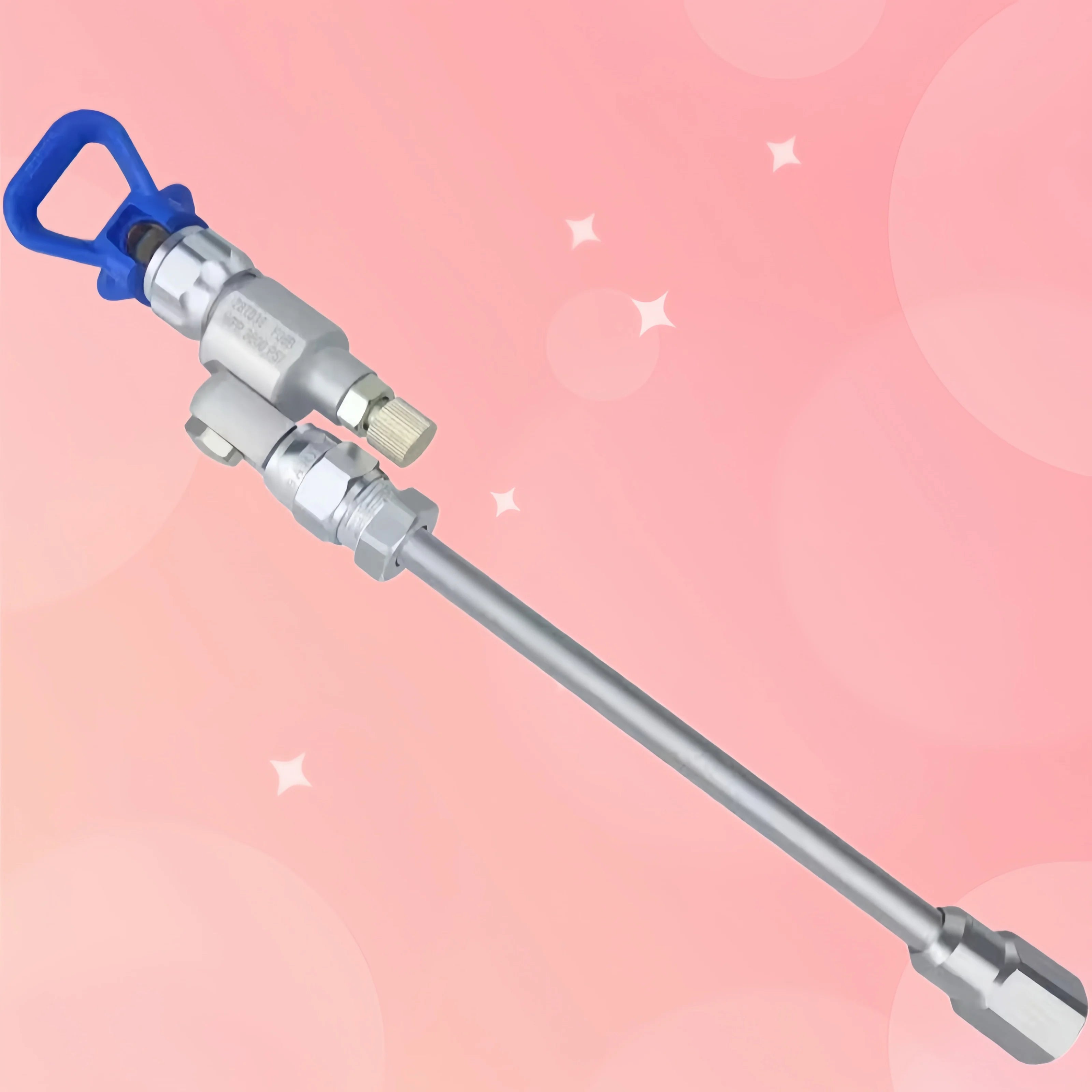 287030 CleanShot Shut-off Valve Airless Clean Shot Anti-Spitting Swivel Adaptor For 7/8 Inch Paint Spray Gun 6" Extensio