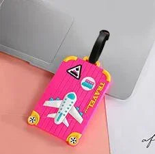 2023 PVC Luggage Tags Travel Accessories Creative Suitcase  Tags Fashion Style Silicon Portable Travel Label ID Addres Holder
