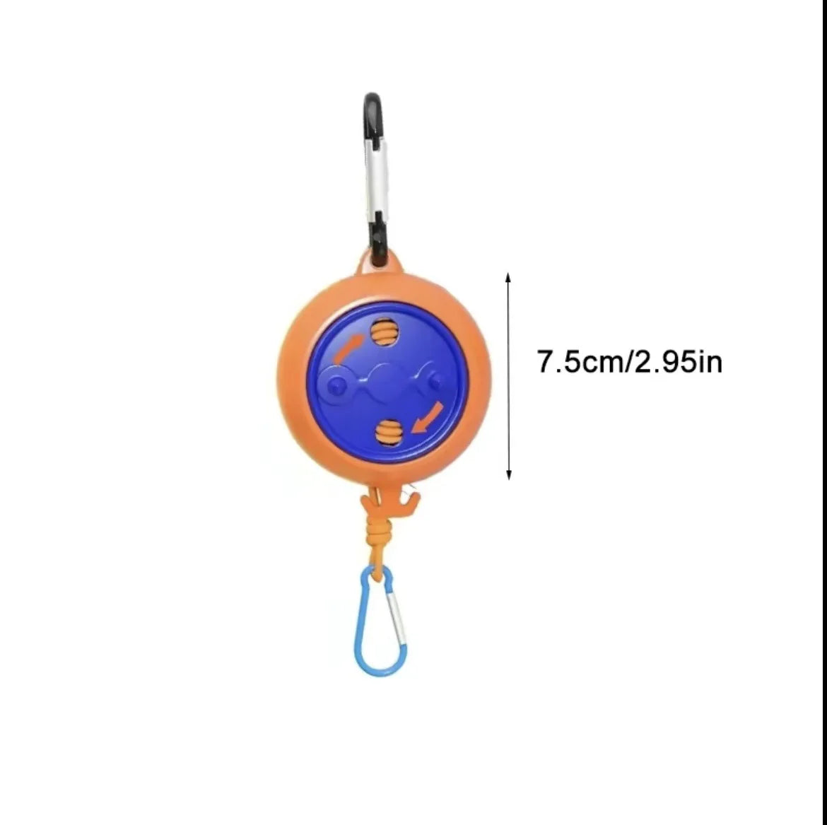 10M Retractable Clothesline Outdoor Portable Windproof Washing Line Travel Camping Home Laundry Drying Rack Hanger XKHWGJ03