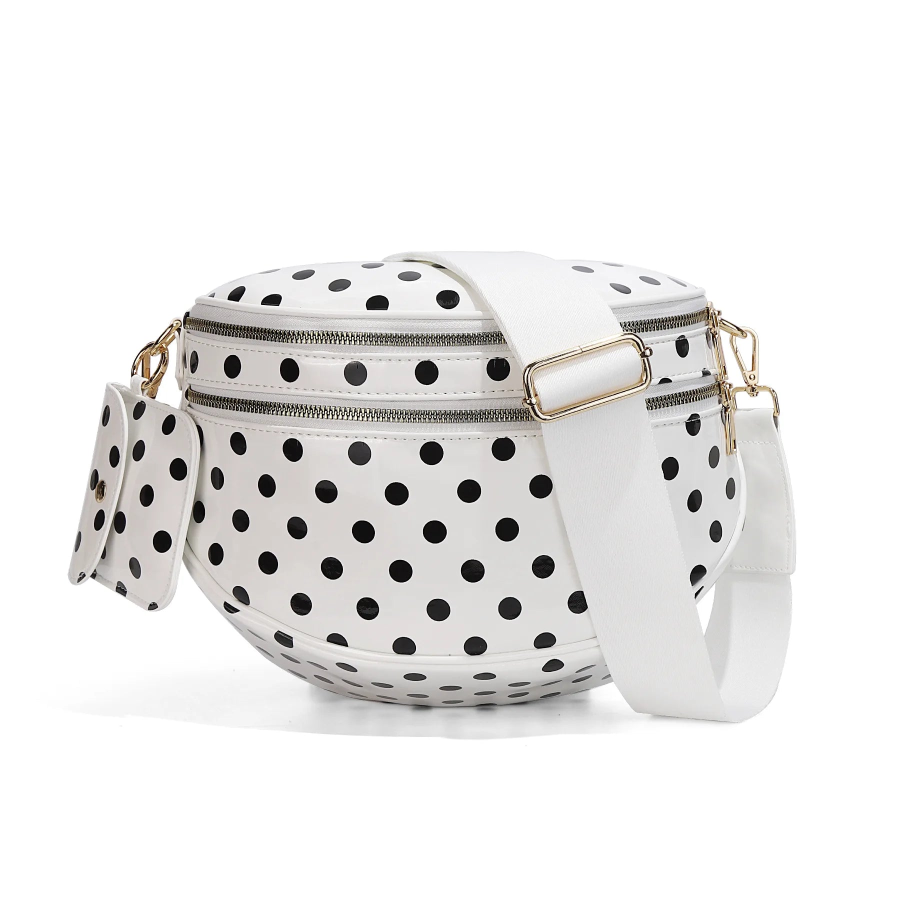 New checkered crossbody bag, shoulder bag, large-capacity shell bag