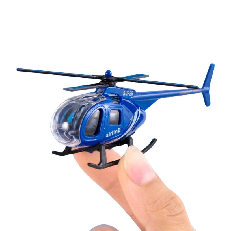 MINI Alloy Helicopter Model Toys Simulation Military Armed Tank Helicopter Armored Vehicle Car Truck Decorations Birthday Gifts