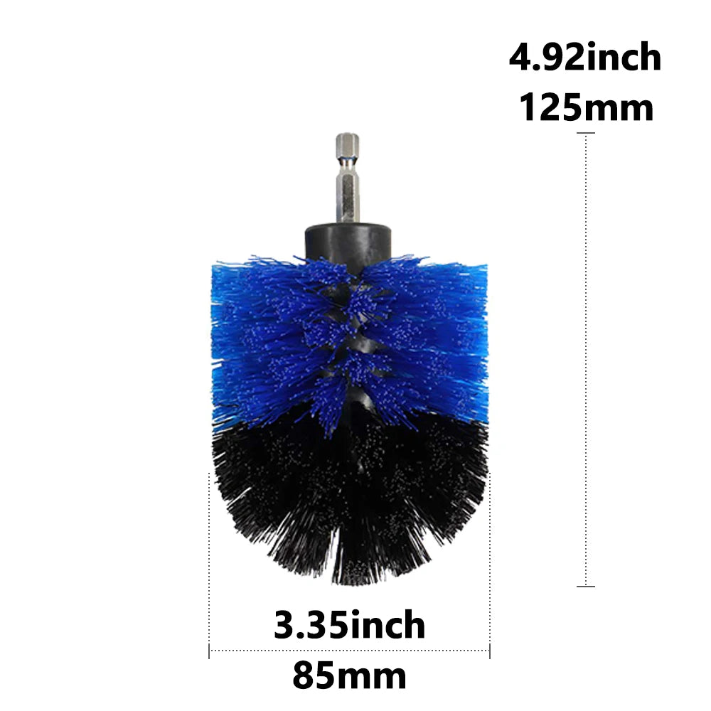 Drill Brush Attachments Set Polish Sponge Power Scrubber Brush All Purpose Clean For Grout Tiles Sinks Bathtub Bathroom Kitchen