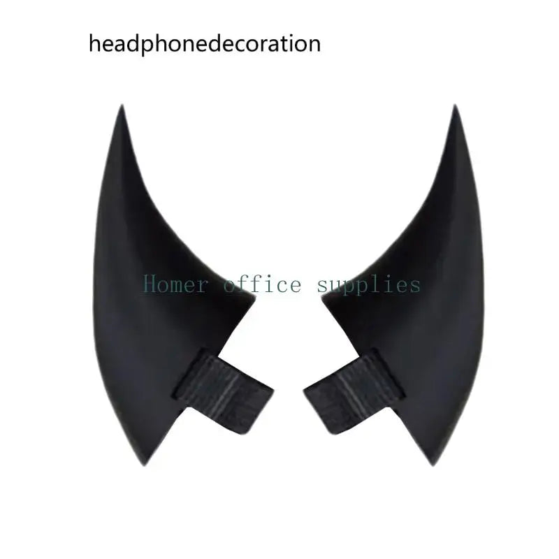 K43B Unique Gothics Demons Devil Ear Headsets Decoration For Halloween And Role Play