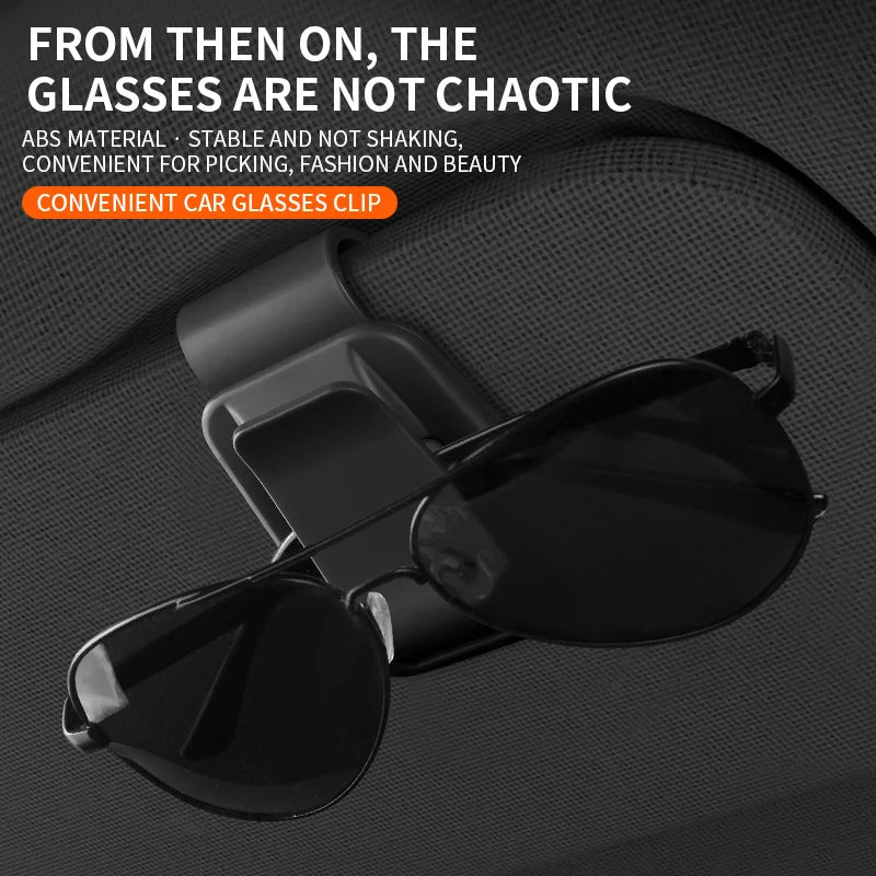 Car Sun Visor Glasses Clips, Multi-functional Sunglasses Holder, Car Sun Visor Storage Clips, Card, Bill Clip