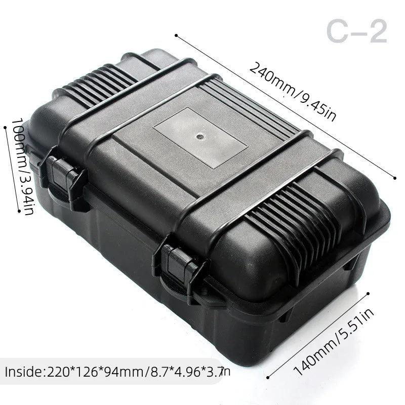 Tool Box Plastic Toolbox Waterproof Hard Case rigid Case with Foam Tool boxes Equipment toolkit Portable Toolbox for mechanics