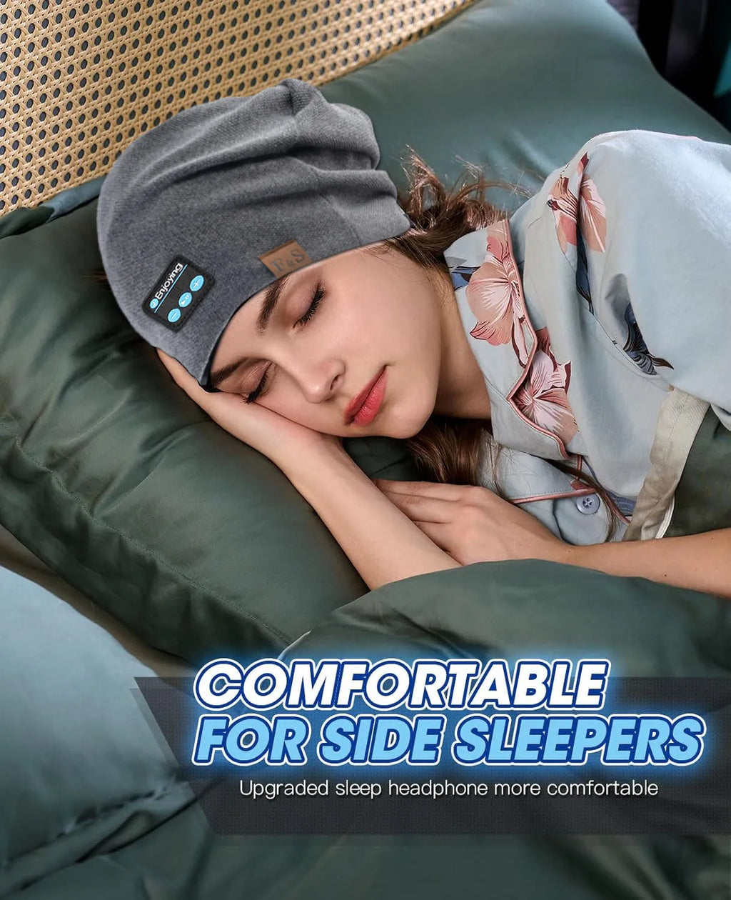 Bluetooth Headphone Wireless Smart Cap Headset Women Beanie Hat Speaker Hunting Camping Running Music Earphone Spring Autumn Hat