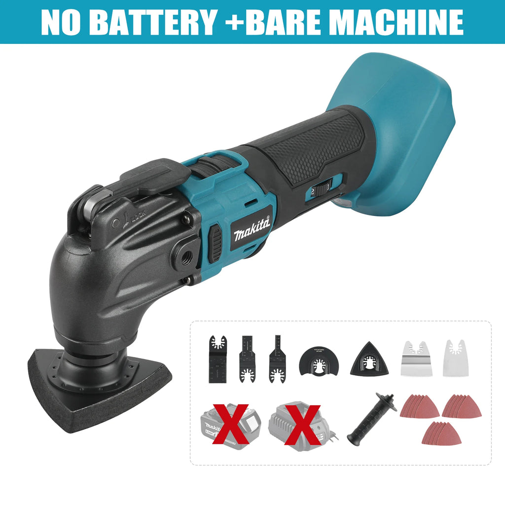 MAKITA Quick release Oscillating Tool Brushless Multi Functional Tool Renovator Electric trimmer Compatible For MAKITA Battery