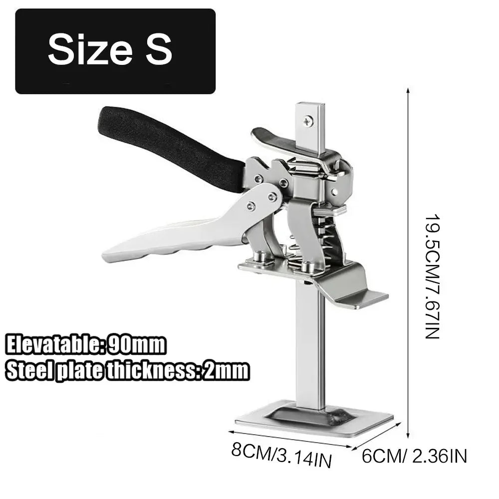 Labor-Saving Arm Board Jack Elevator, Cabinet Lifter Height Locator, Adjustable Anti-Slip Hand Lifting Tool, Multifunctional