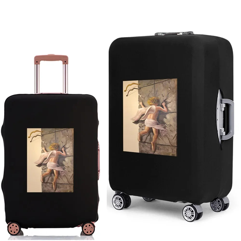 Luggage Case Suitcase Protective Cover 2022 New Funny Pattern Travel Elastic Luggage dust-proof Cover Apply 18-28 Suitcase