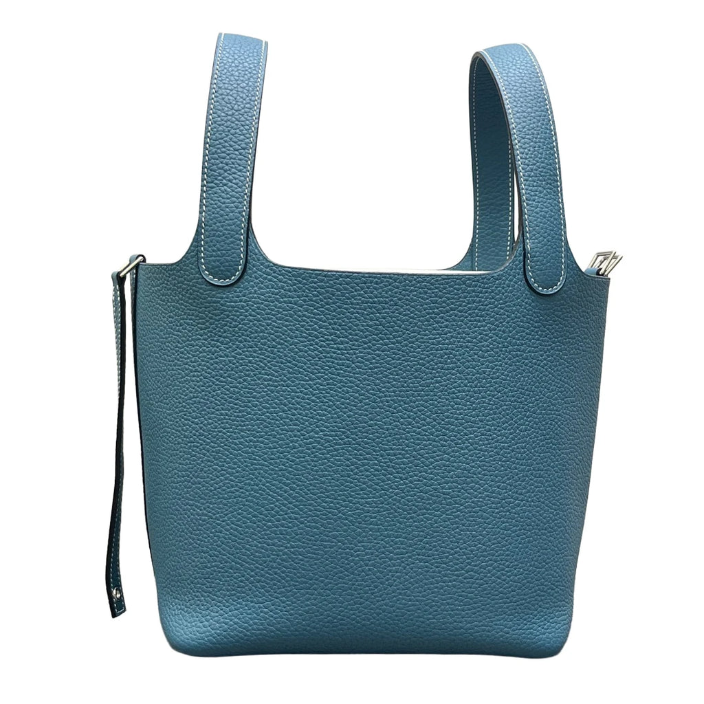 Mendy 22 CM Large size Top Quality Bucket Bags Women's Bag Lady Luxury Designer High End Bag TC Cowhide Golden Sliver