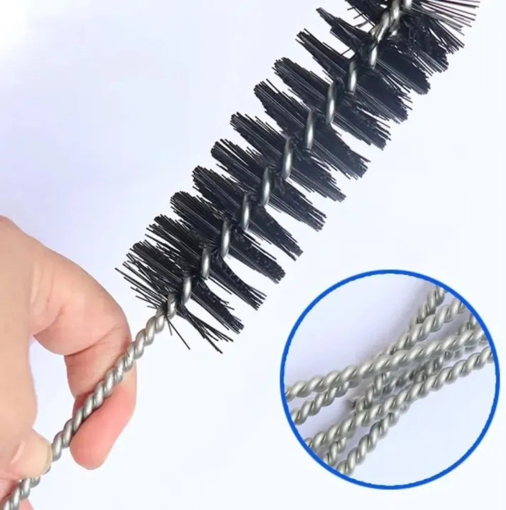 10pc Air Door Carbon Deposit Nylon Cleaning Brush Engine Air Inlet Combustion Chamber Cylinder Brushes Car Detail Wash Tools