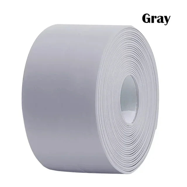 Waterproof Sealing Tape PVC Self Adhesive Bathroom Bath Wall Glue Sticker Kitchen Sink Caulk Mold Proof Seal Covering Tape Strip