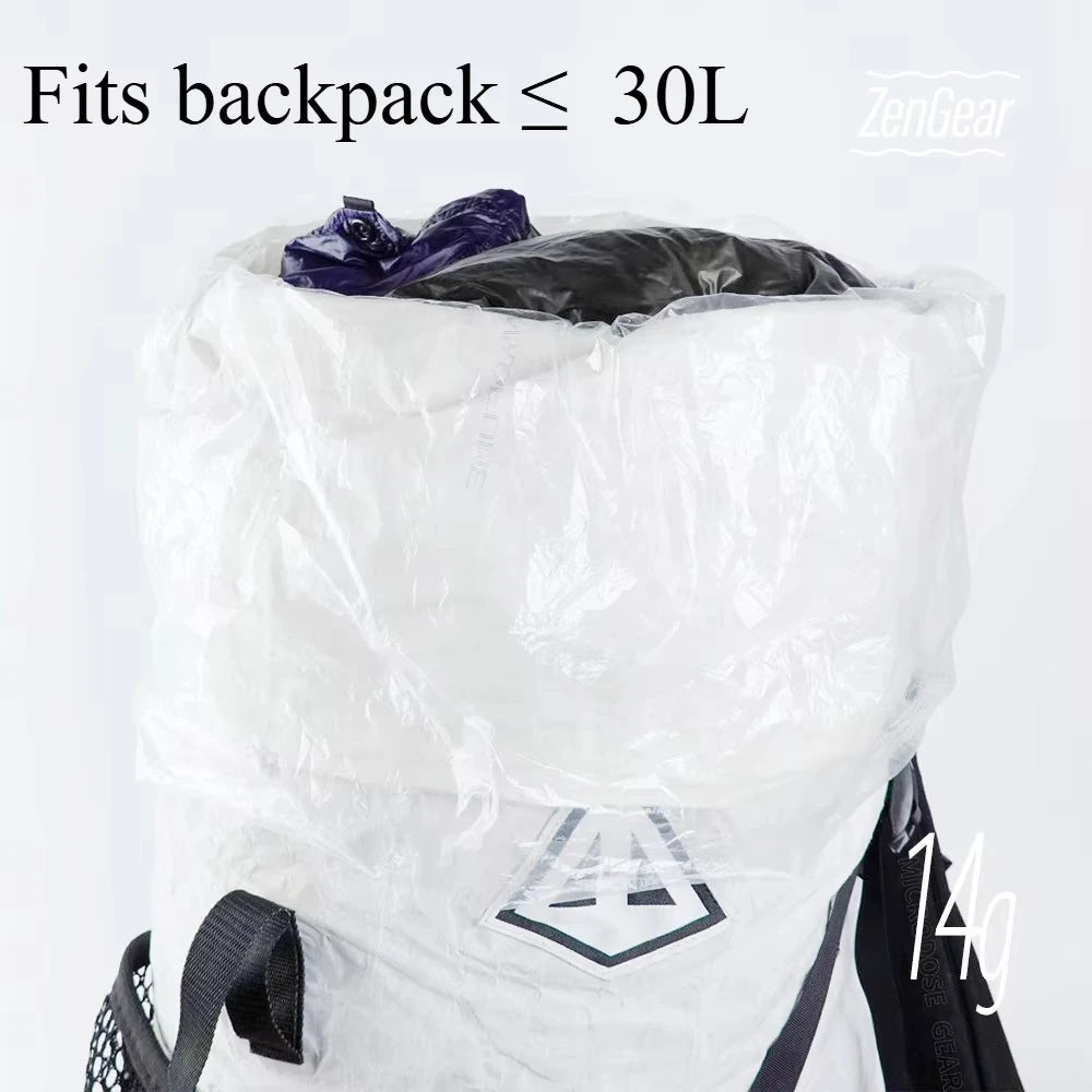 Backpack Liner Bag Packing Ultralight 14g/17g Polycro Inner Dry Bag Waterproof Storage for Hiking, Trekking,UL Camping Gear