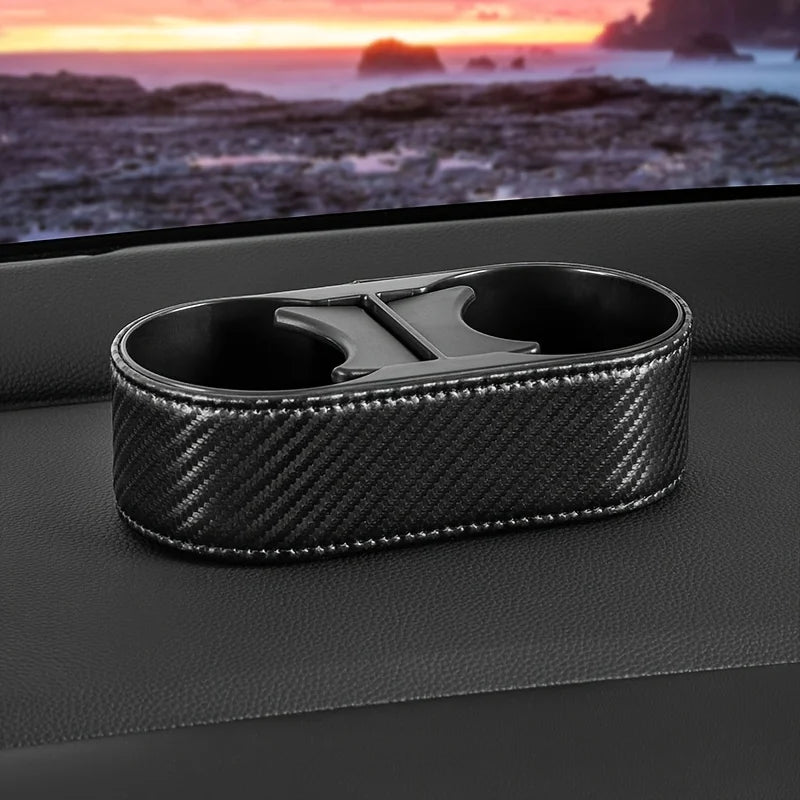 1 pc Car Cup Holder, Multifunctional Car Dashboard Storage Box, Extra Large, Thick, and Durable