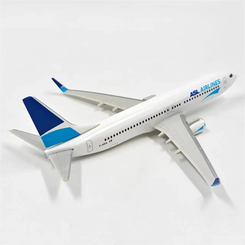 1:200 Scale B737-800 Airways Airlines ABS Plastic ASL Cargo Aircraft Airplane Model Plane Assembly Collection Display Gifts Fans