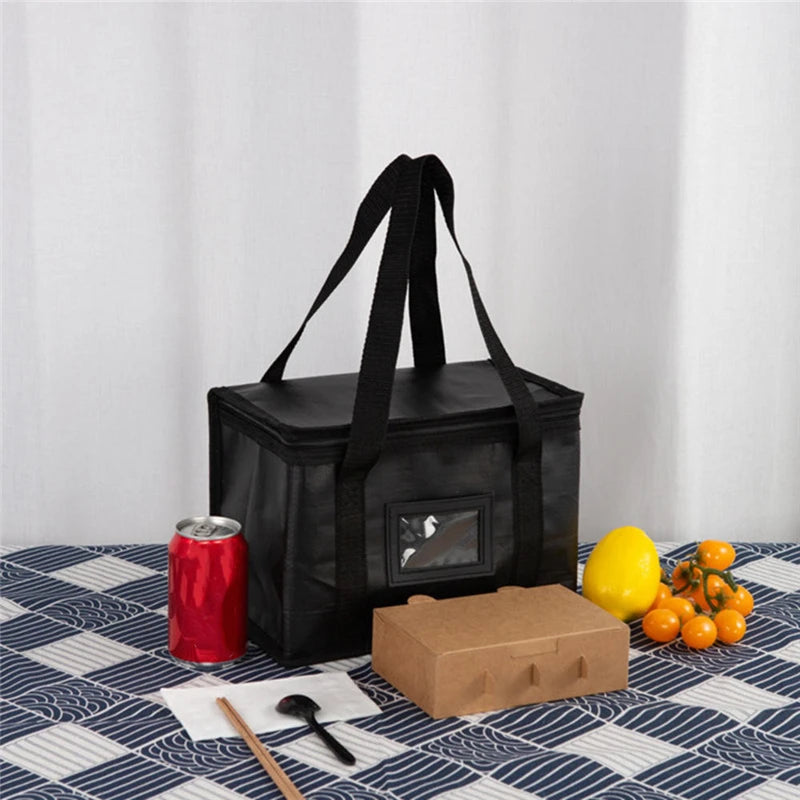 70L Insulated Thermal Cooler Bag Insulation To Keep Cold Large Capacity Portable Lunch Bag Zip Picnic Camping Tin Foil Food Bag