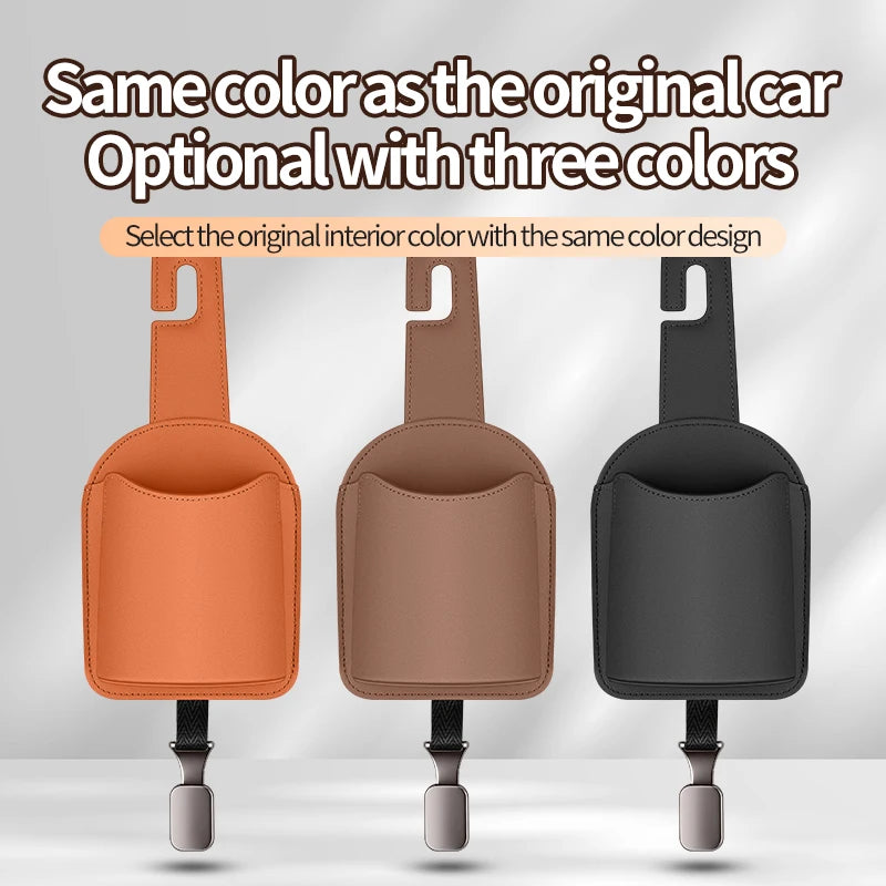 Car Seat Cup Holder Car Seat Back Phone Hook Car Seat Storage Holder Rear Seat Storage Box Car Seat Back Storage Bag with Hook