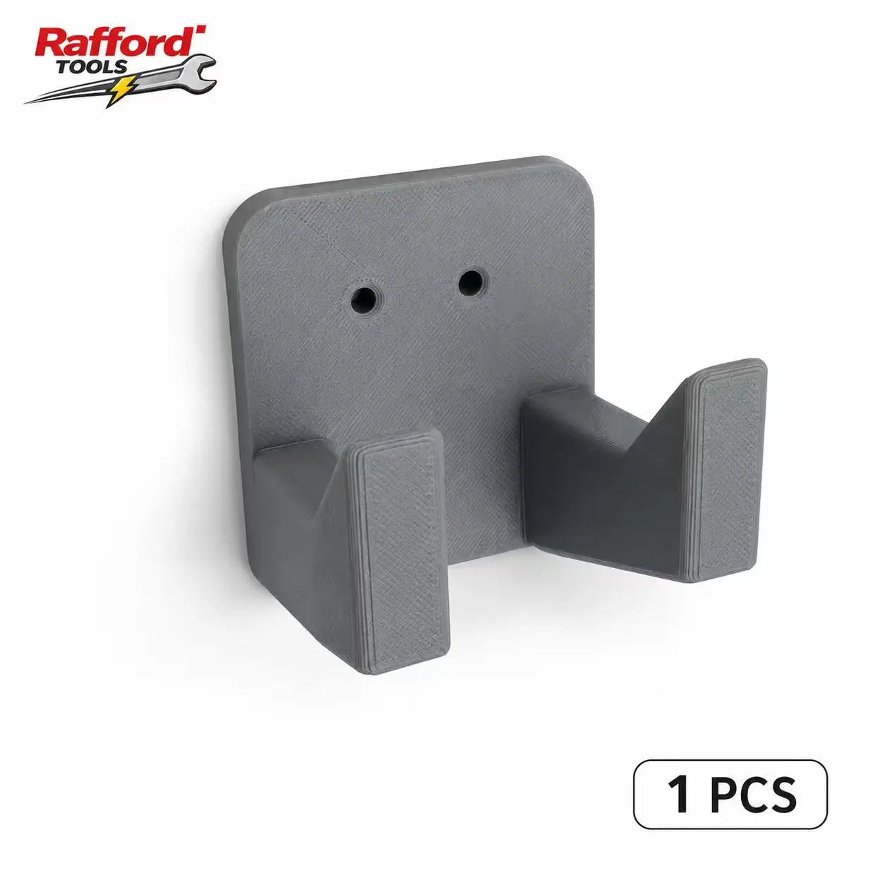 Rafford 1/2PCS Wall Mounted Hammer Holder, Heavy Duty Tool Storage Hook, Secure Grip Hammer Rack for Garage Workshop