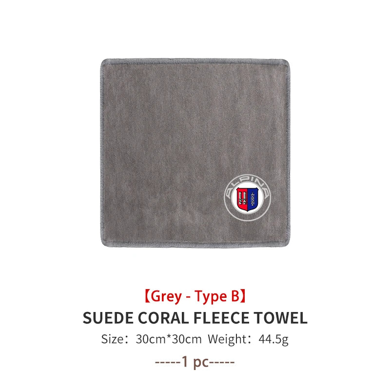 Car Wash Towel Microfiber Cleaning Absorbent Drying Cloth For Alpina D3 D4 D5 B7 B8 B3 B4 B5 XD3 XD4 XB7 B12 BMW F16 E30 E34 E36