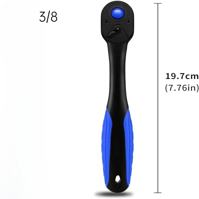 1/4 3/8 1/2 Inch High Torque Ratchet Wrench Reversible Quick Release Socket Wrench for Car Repairs Hand Tool