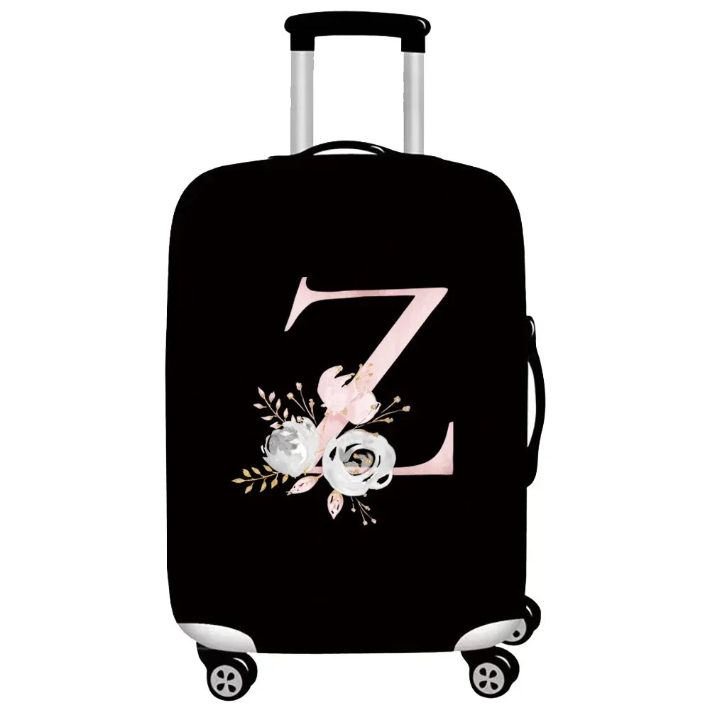 Thick Elastic Luggage Protective Cover Suit for 18-32 Inch Suitcase Covers Trolley Cover Travel Accessorie Pink Flower Series