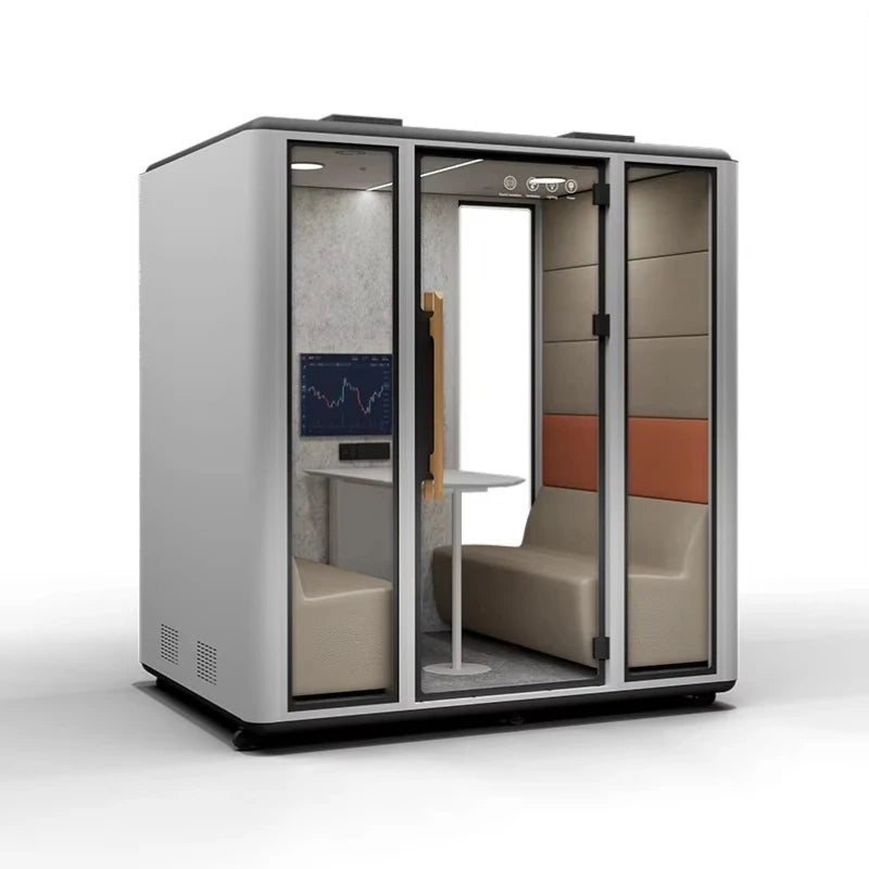 Modular Enclosure Private Workspaces Mobile soundproof room Silent Booth Interview Pod for Company Employees Use Space