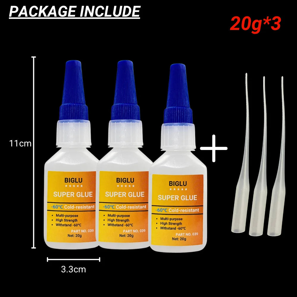 Refrigerator Drawer Repair Glue, -60℃ Low Temperature Resistant Super Glue, Instant Adhesive For PVC ABS Plastic Freezer Drawer