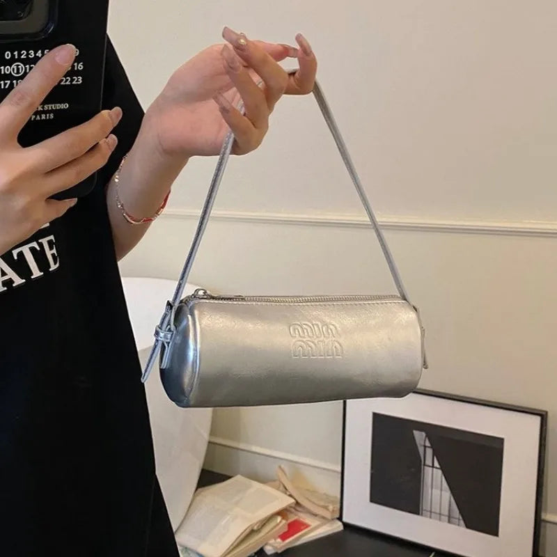 Luxury Leather Diaper Bag For Women Popular Classic Designer Paris Elegant Tote Purse Large Capacity Casual Simple Solid