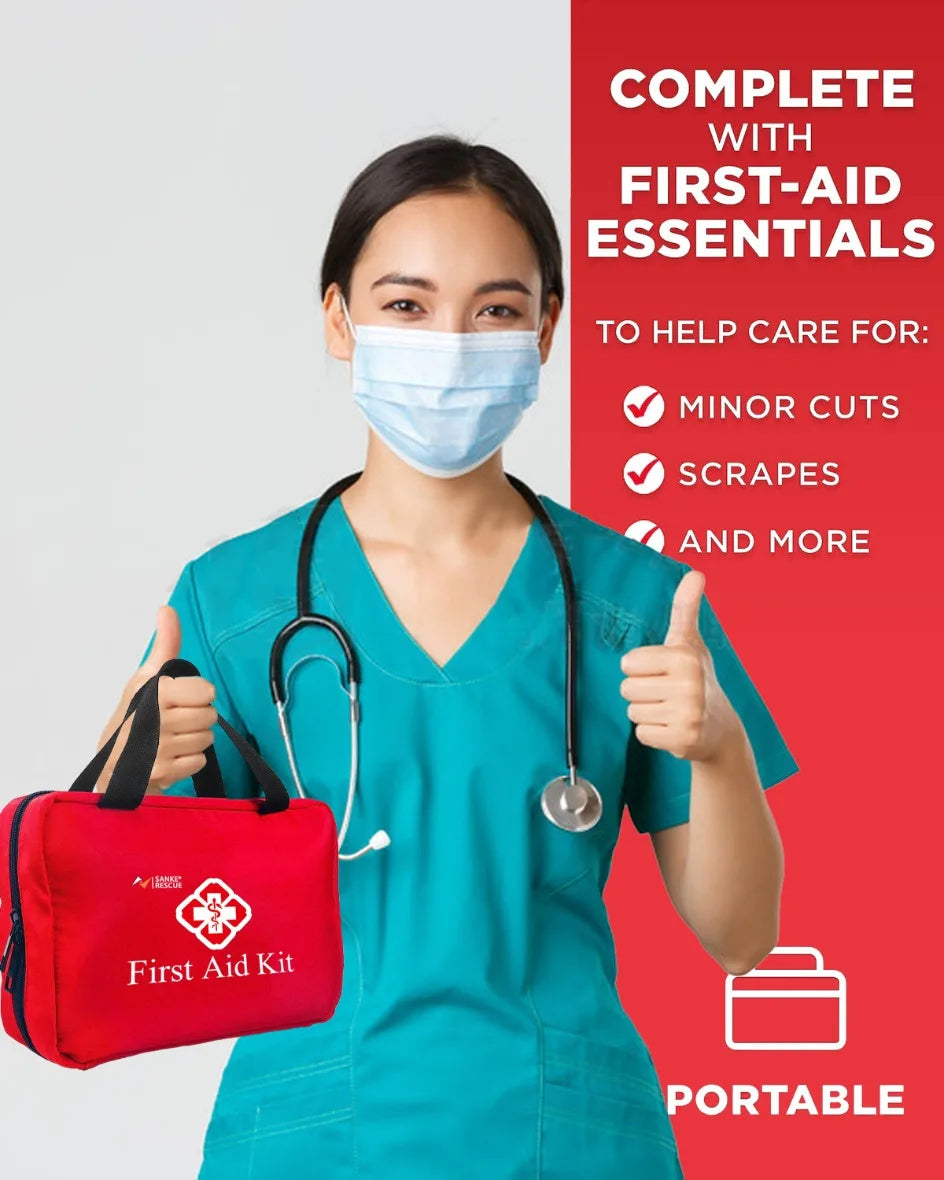 First Aid Kit 26-401 Piece All-Purpose Tactical  Emergency Kit  In The Car Military Acessories Survival Kits Camping Medical Bag