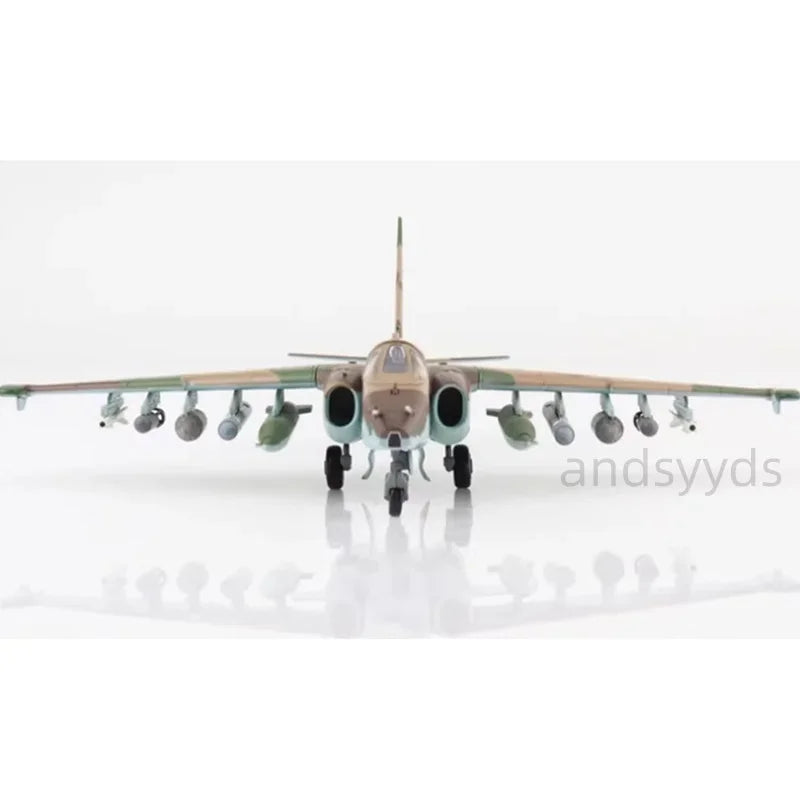 Diecast 1:72 Scale Plastic Airplane Model SU-25 Su-25 fighter Alloy DIY Simulation Model Building Block Souvenir Gifts For Toy