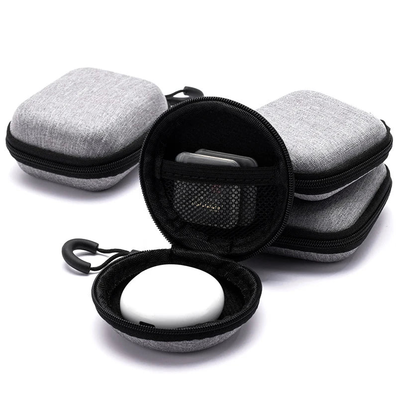 【xxx】Portable Shockproof Headphone Case Earphone Bag Headset Storage Bag Hard Shell Earphone Accessories Memory Card USB Cable