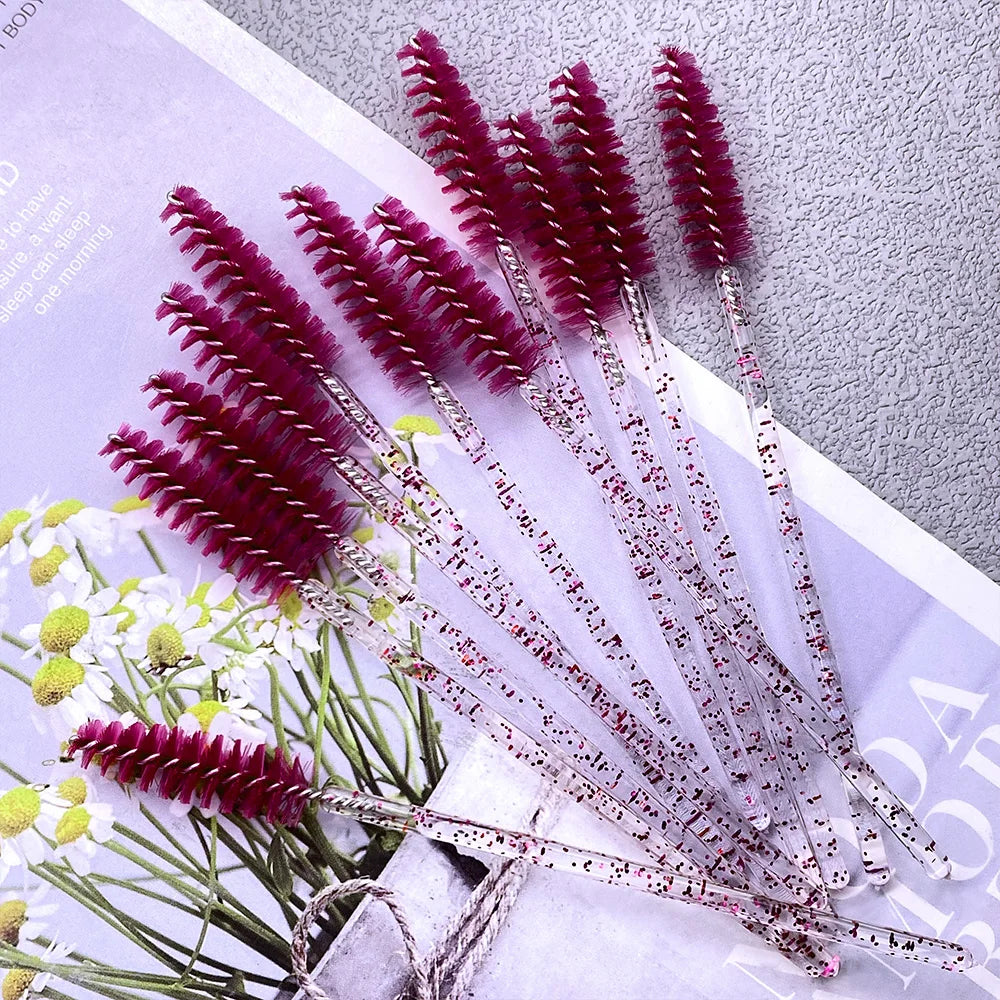 100Pcs Eyelash Brushes Disposable Eyelashes Extension Brush Makeup Tool For Mascara Wands Applicator Spoolers Tools Wholesaler