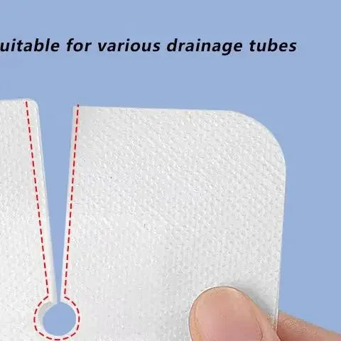 5/10Pcs Drainage Tube Sterile Applicator Peritoneal Dialysis Catheter Bile Duct Nephrostomy Gastric Tube With Hole Sticker Fixed