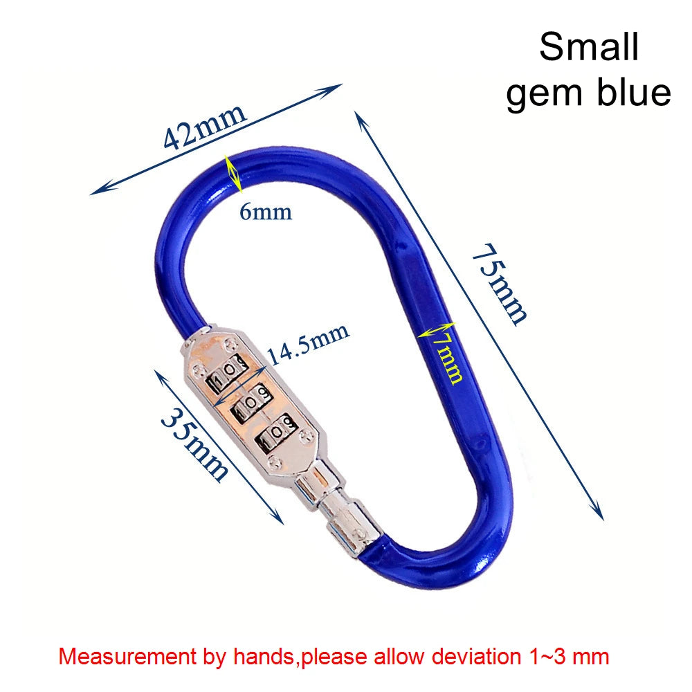 Code Number Lock 3 Digit Dial Combination Padlock Luggage Zipper Bag Backpack Handbag Suitcase Drawer Outdoor Firm Durable Locks